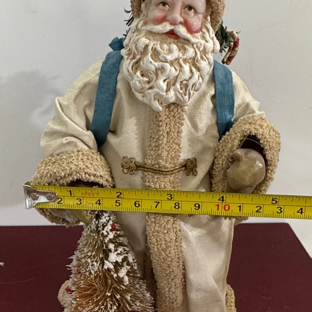 Possible Dreams Clothtique Santa figurine,  